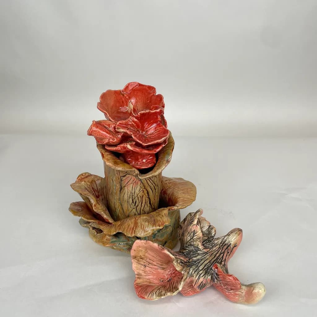 Textured Bloom Sculpture
