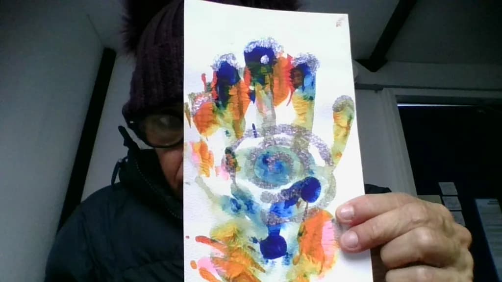 Color Pulse Handprint