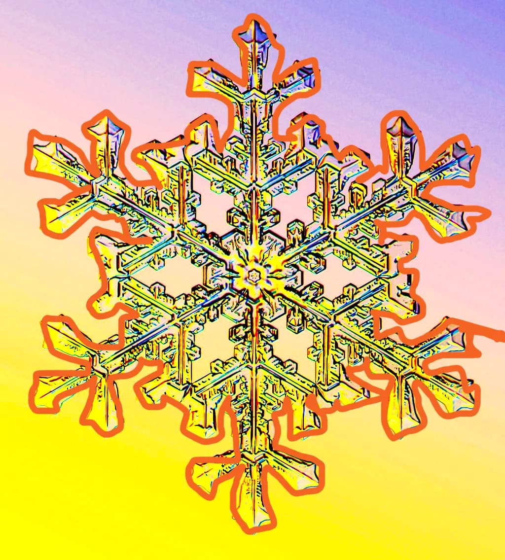 Prismatic Snowflake