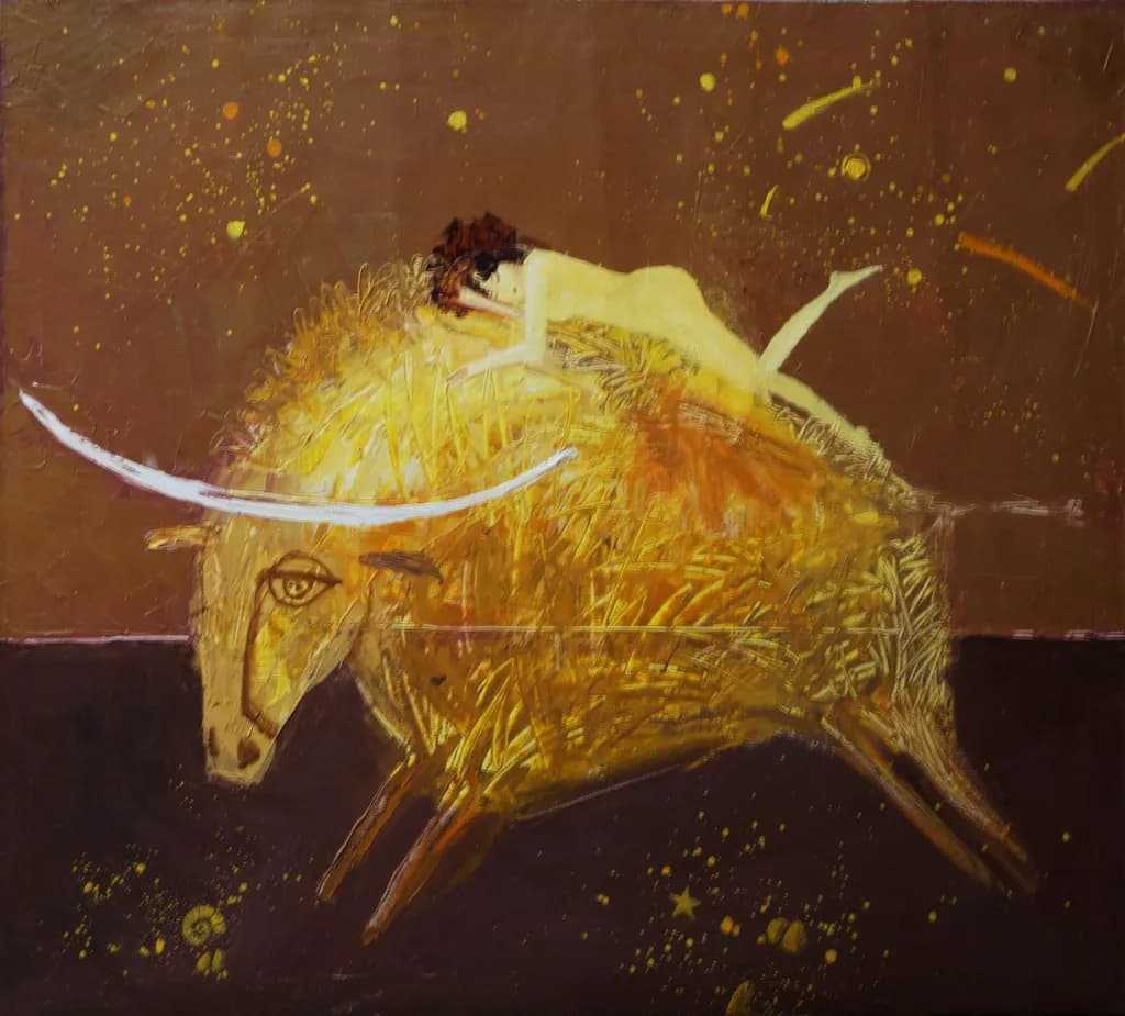 Golden Bull Rider