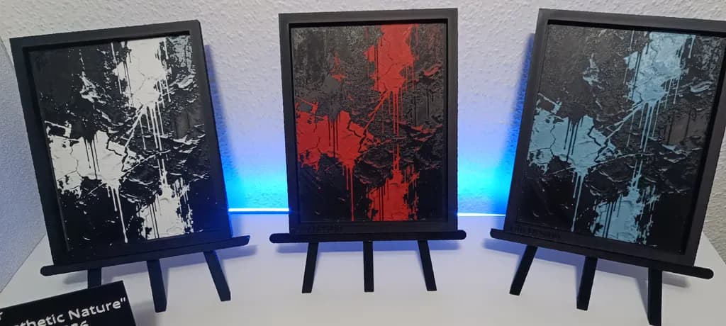 Kräfte der Materie: Das Elementar-Triptychon Künstler: Stiler | Stilo Design