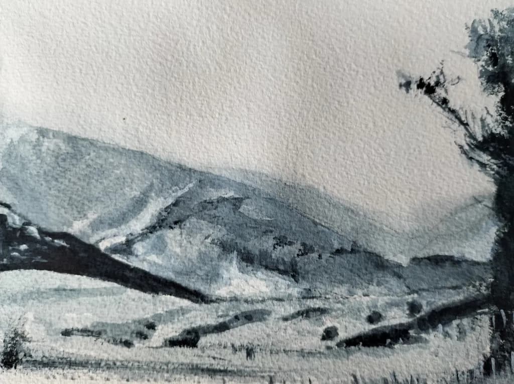 Winter Hillside