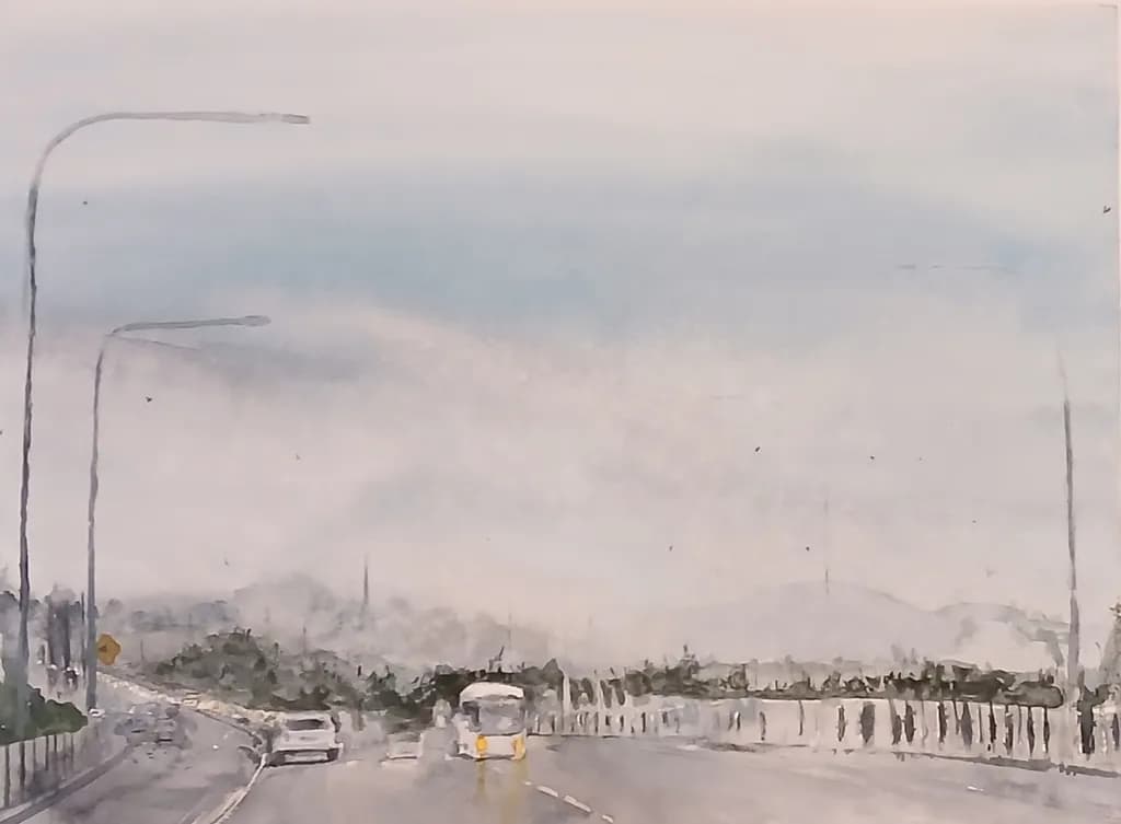 Misty Highway View