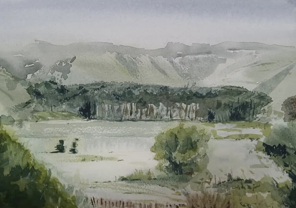 Hills over Paraparaumu