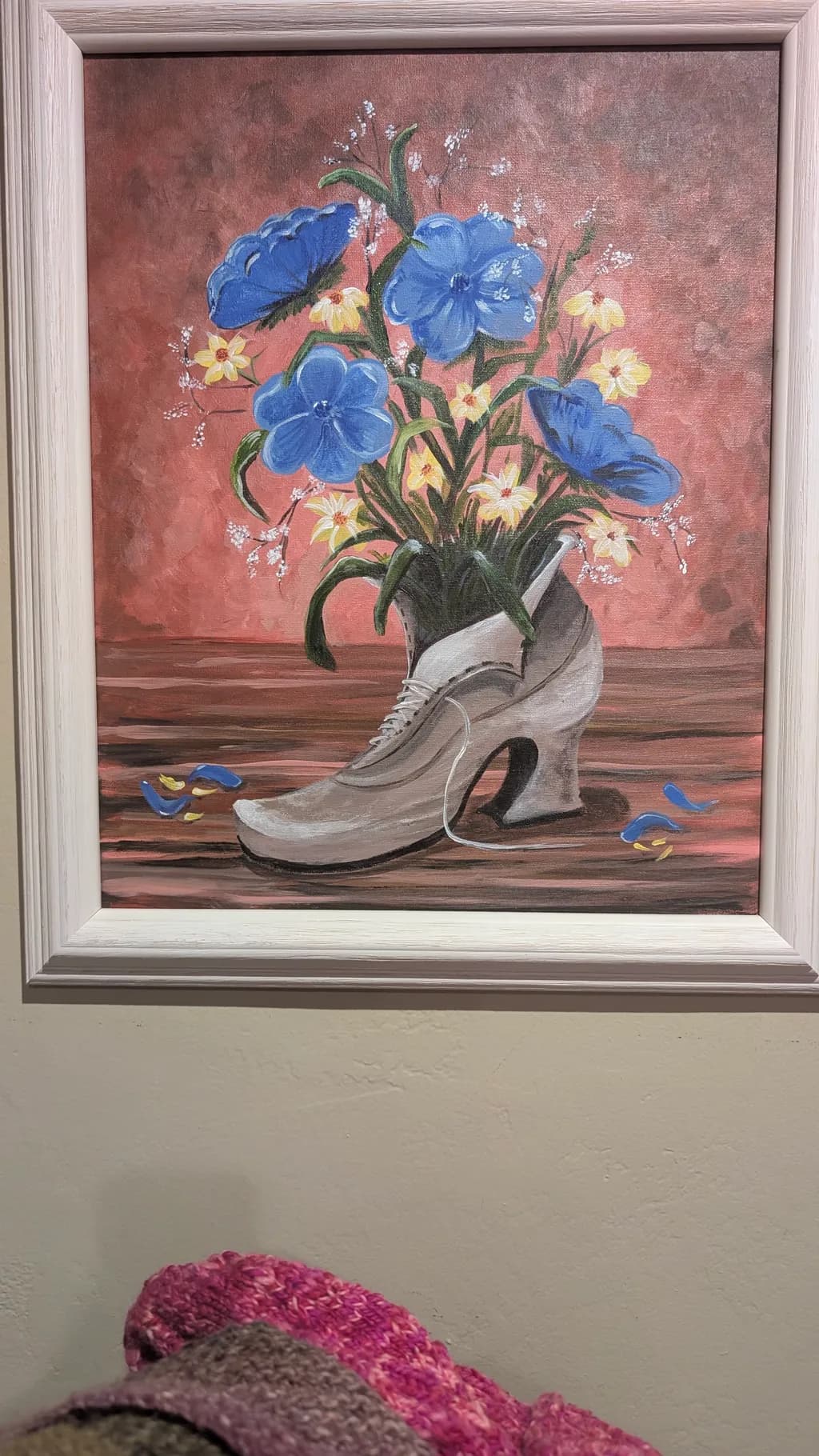 Floral Boot Arrangement