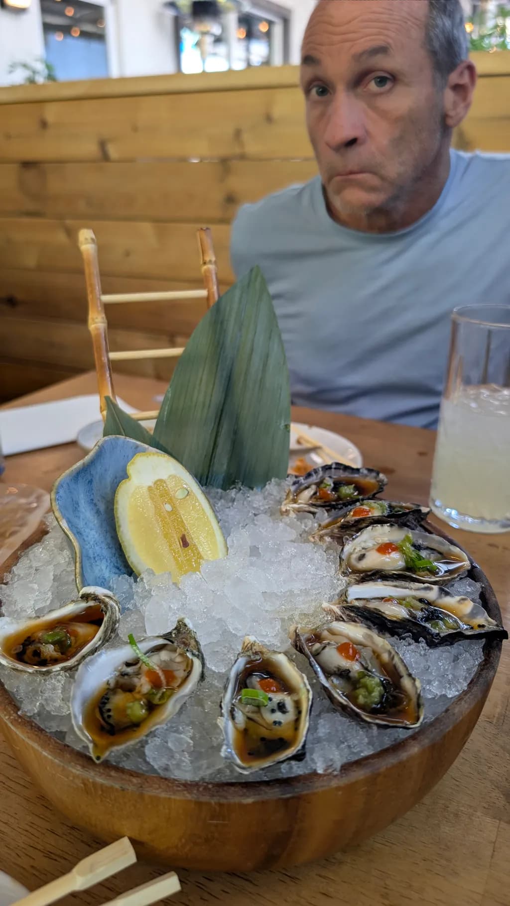 Chilled Spice Oysters