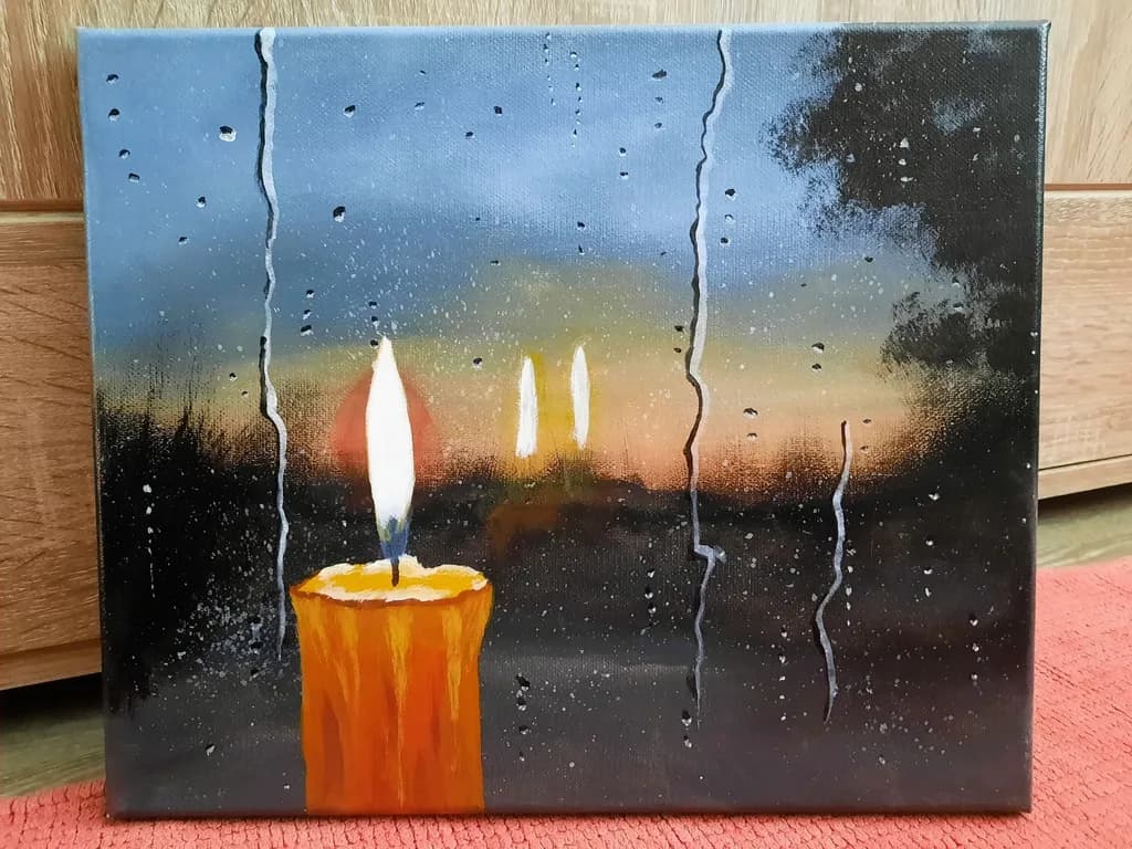 Candle Reflection