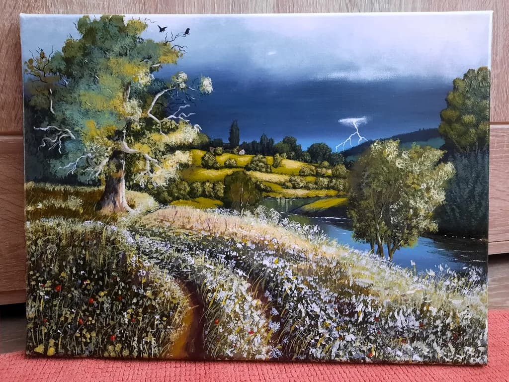Storm over Meadow Path