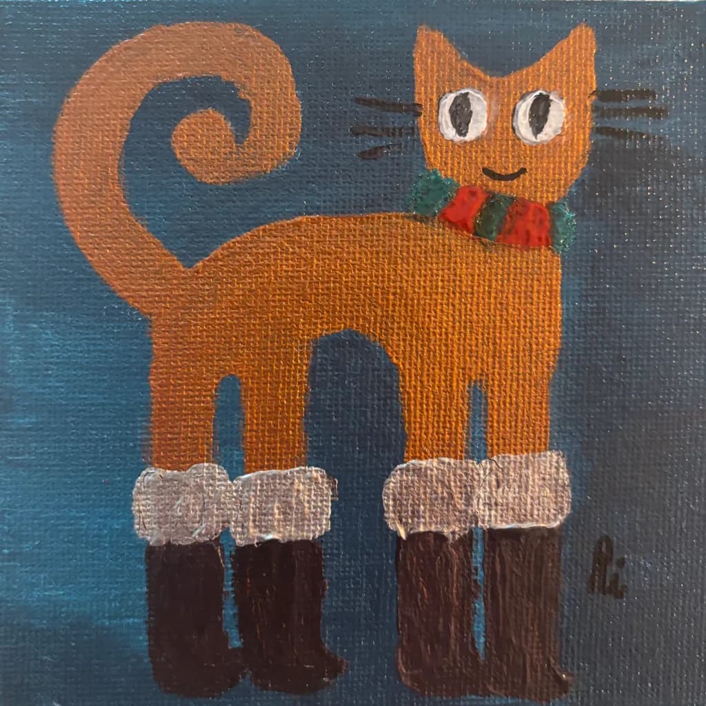Booted Cat Confidence