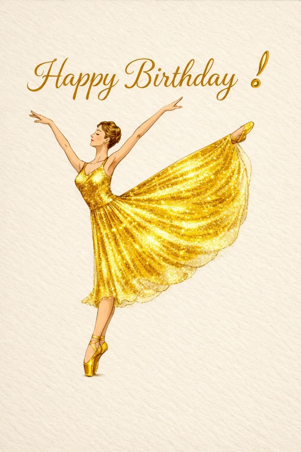 Golden Ballet Birthday