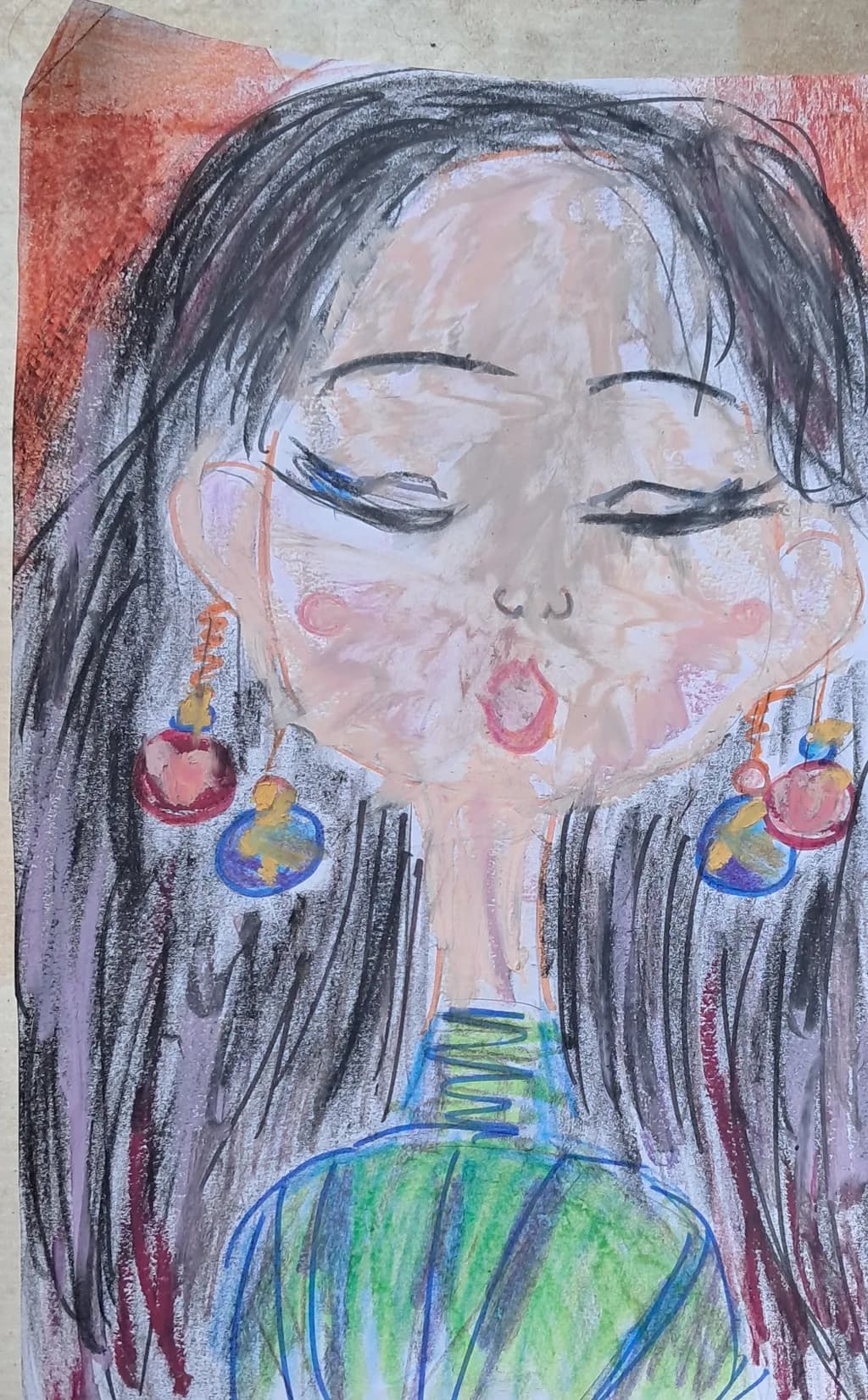 Portrait with Earrings