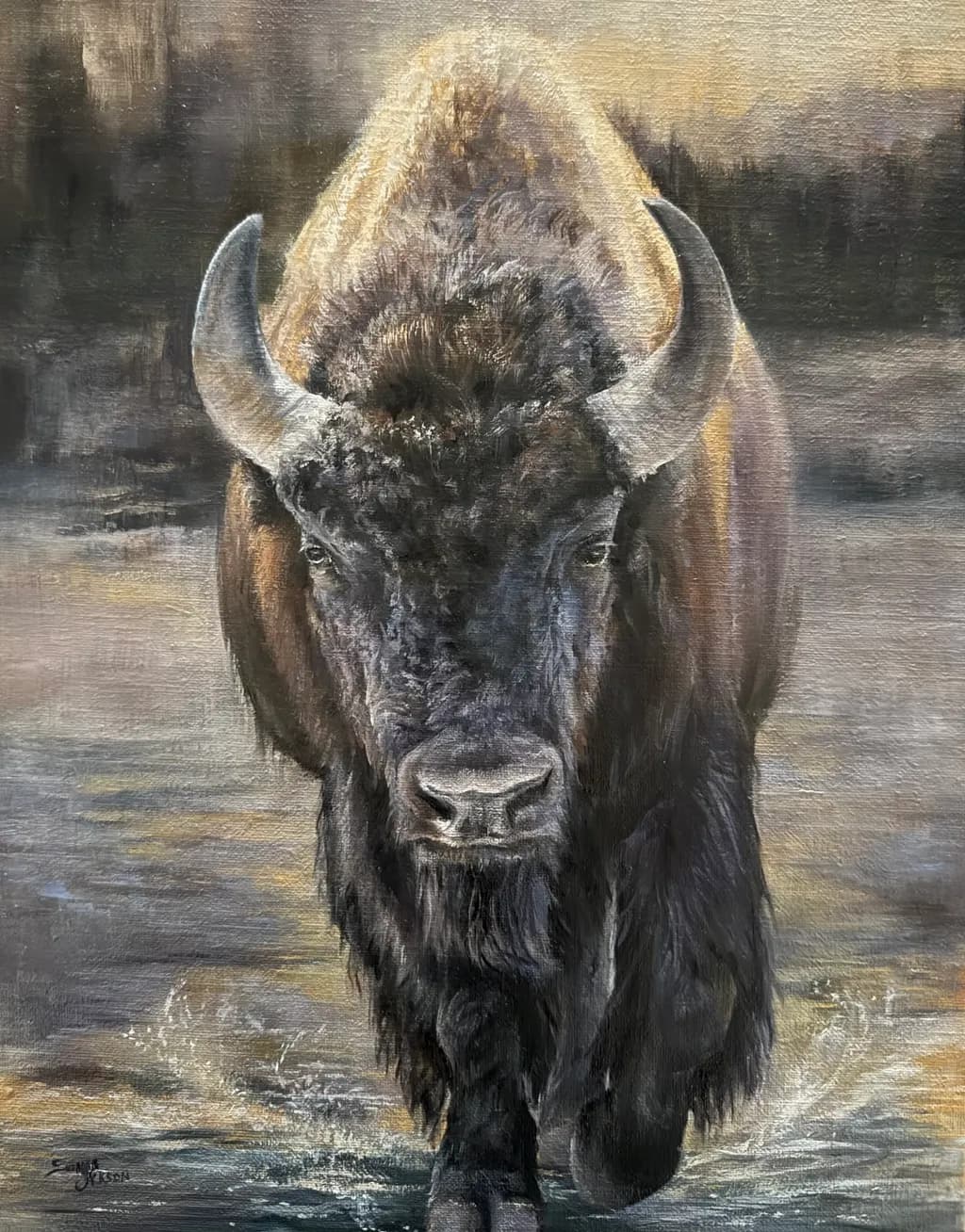 Marshland Bison
