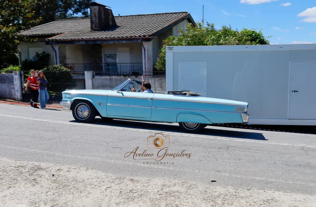 Classic Blue Convertible