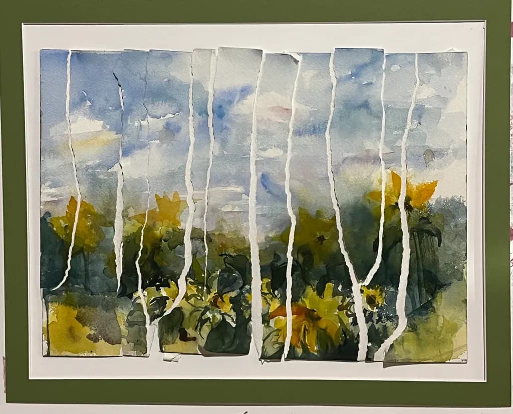 Fragmented Sunflowers