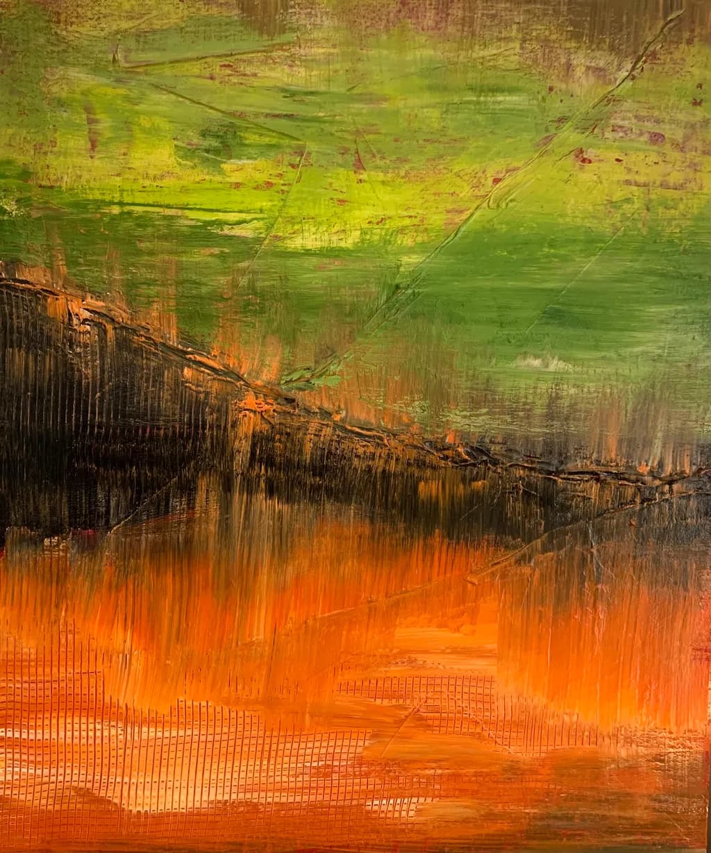 Tension in Orange and Green