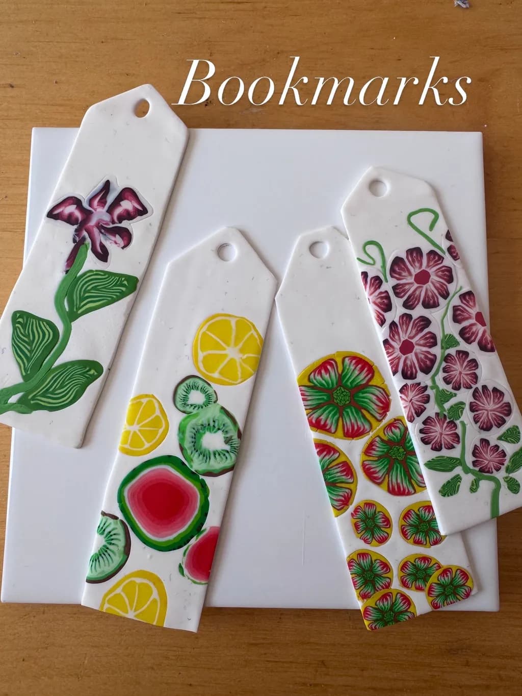 Floral and Fruit Bookmarks