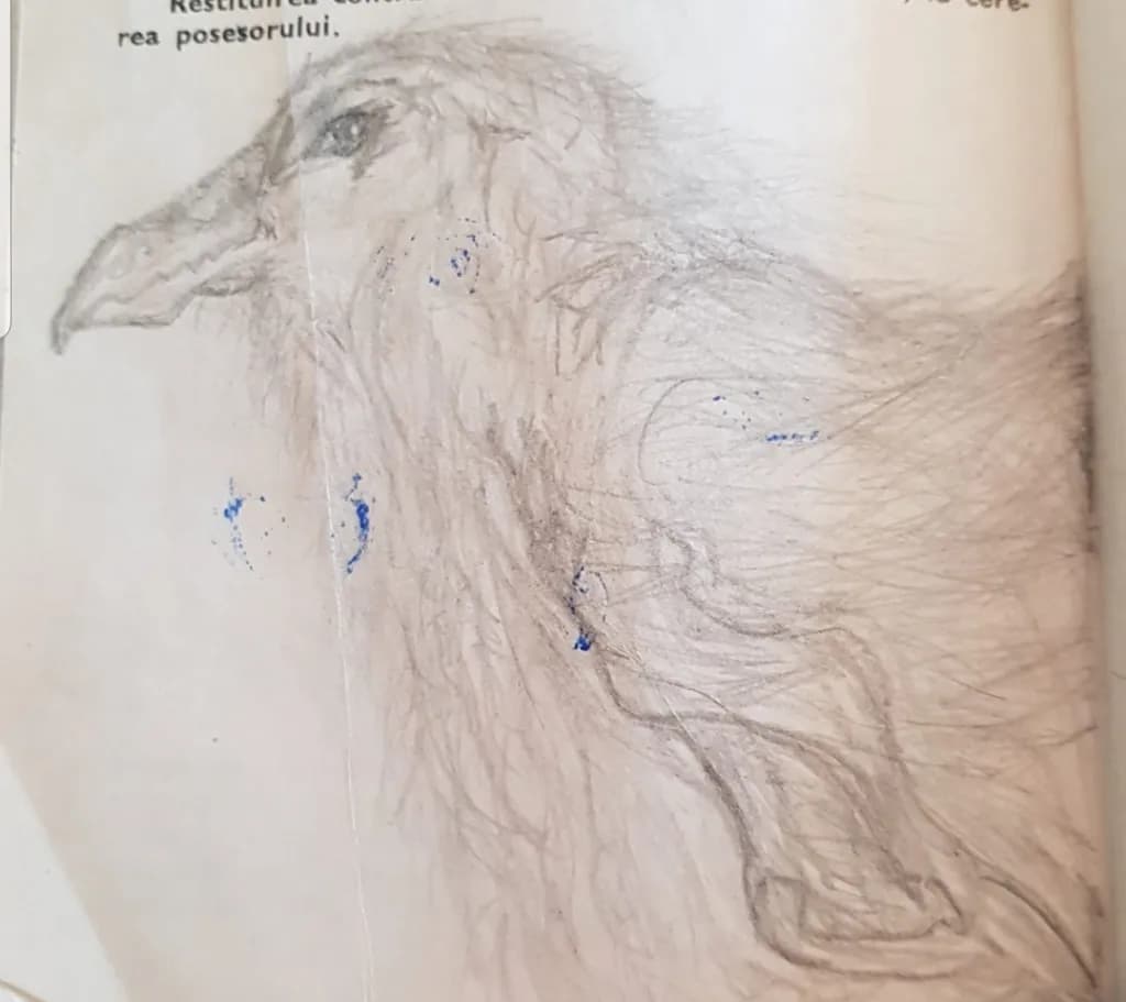 Faded Raven Sketch