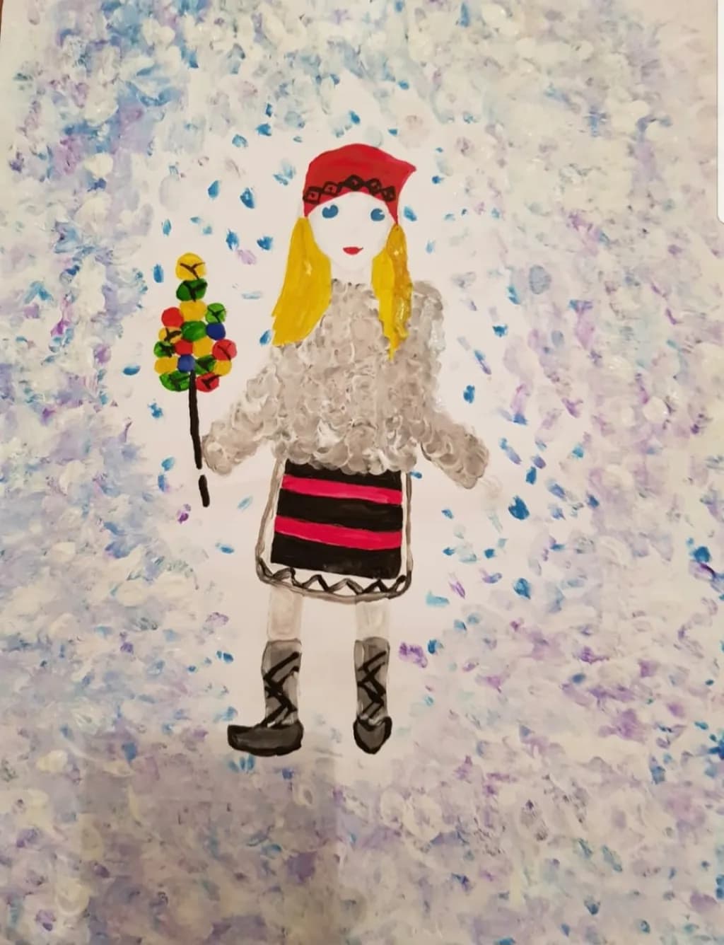 Winter Bloom Girl
