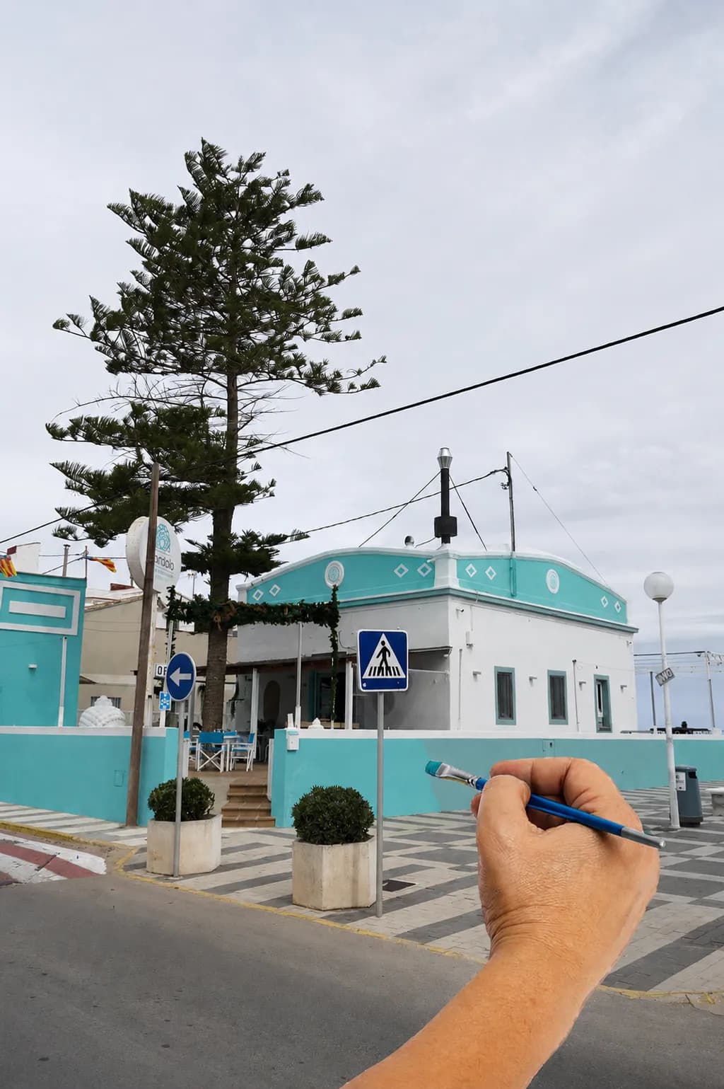 Coastal Street Scene