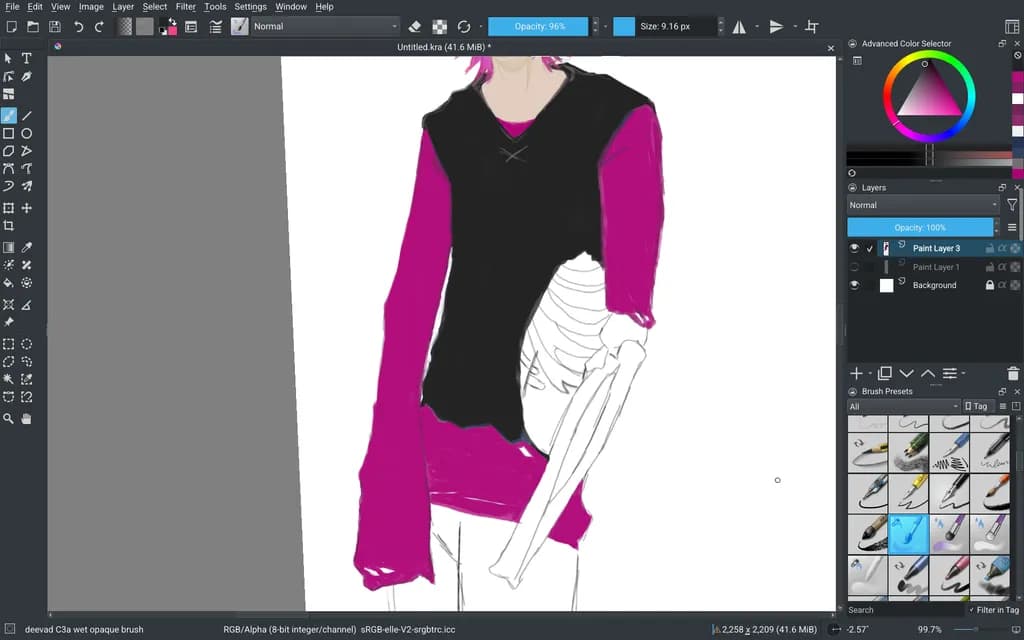 Half-Skeleton Fashion