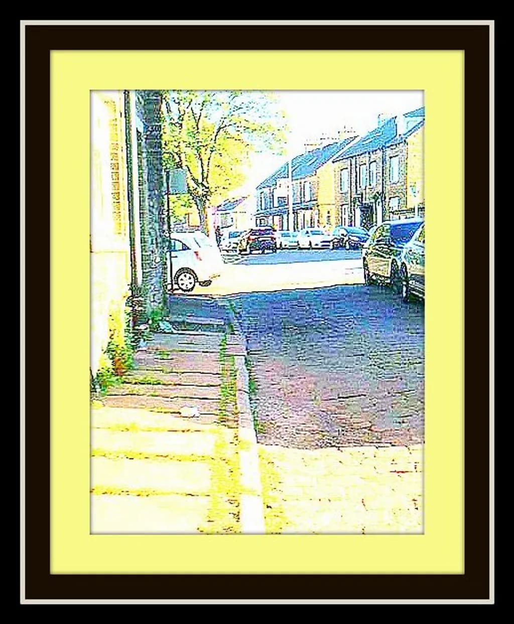 Sunlit Street Scene