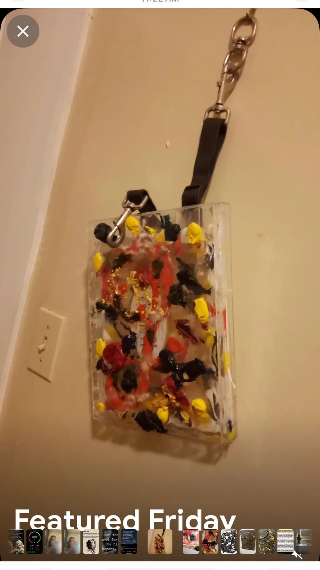 Abstract Acrylic Bag