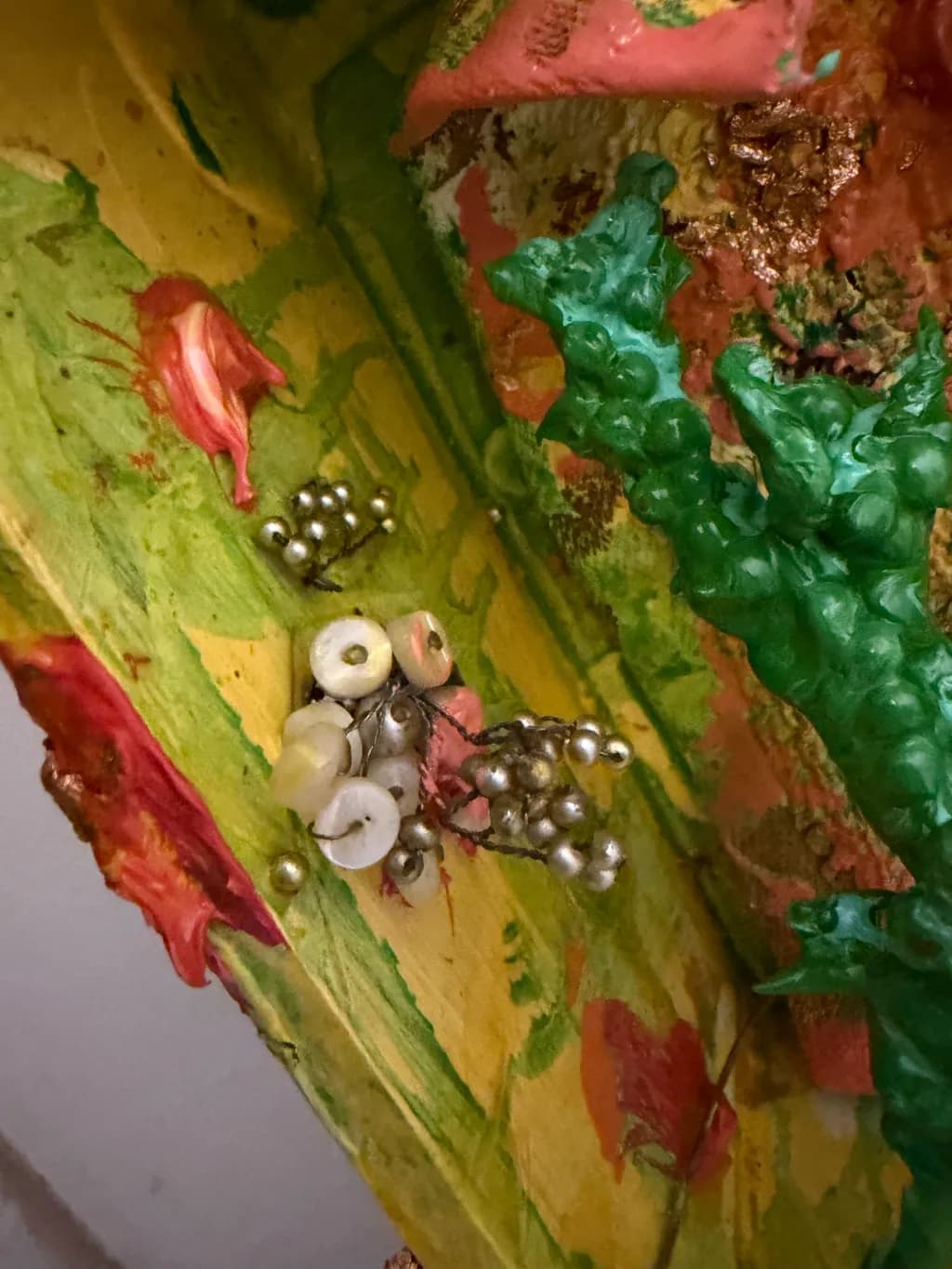 Textured Beaded Sculpture