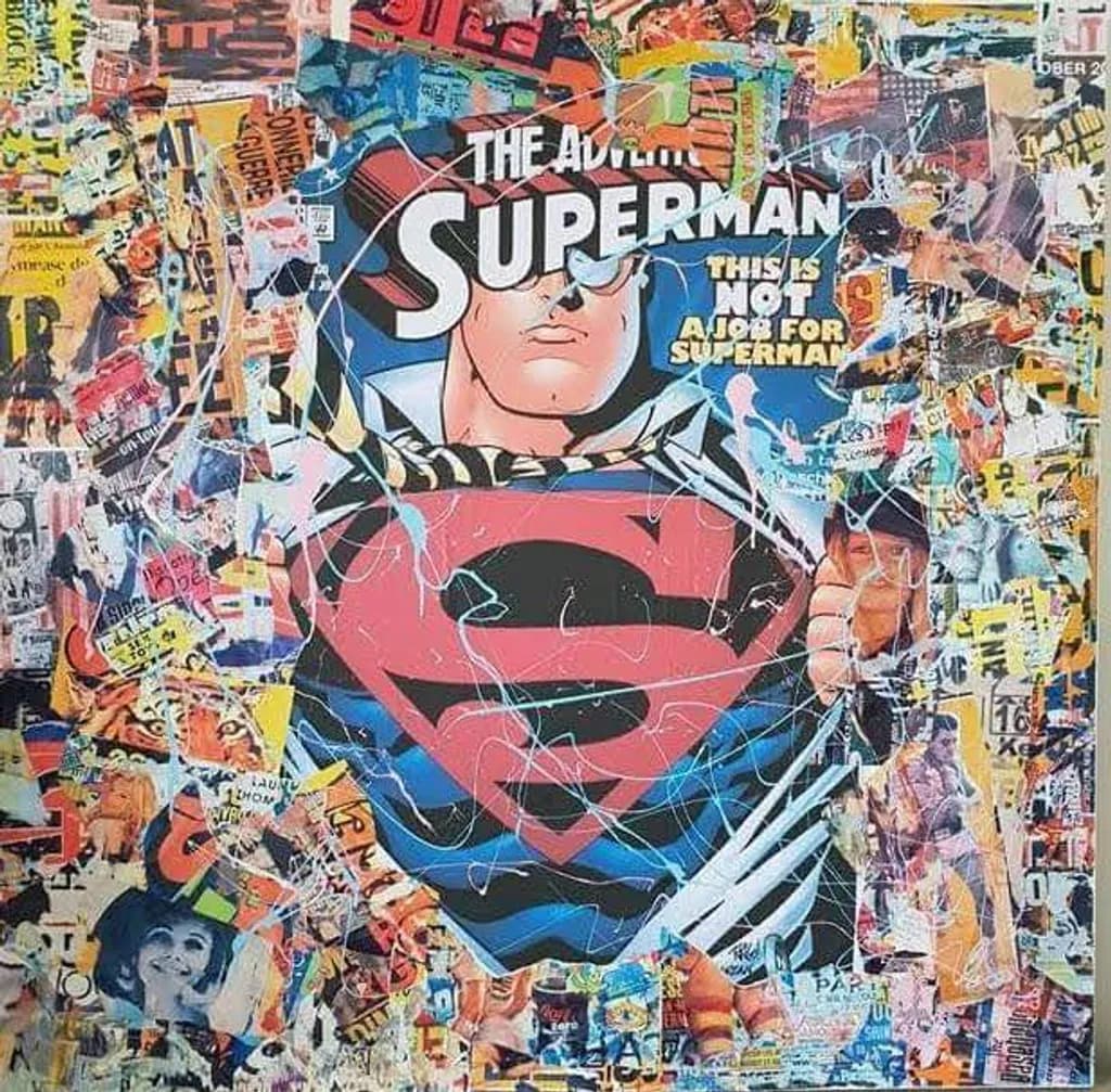 Superman Collage Impact
