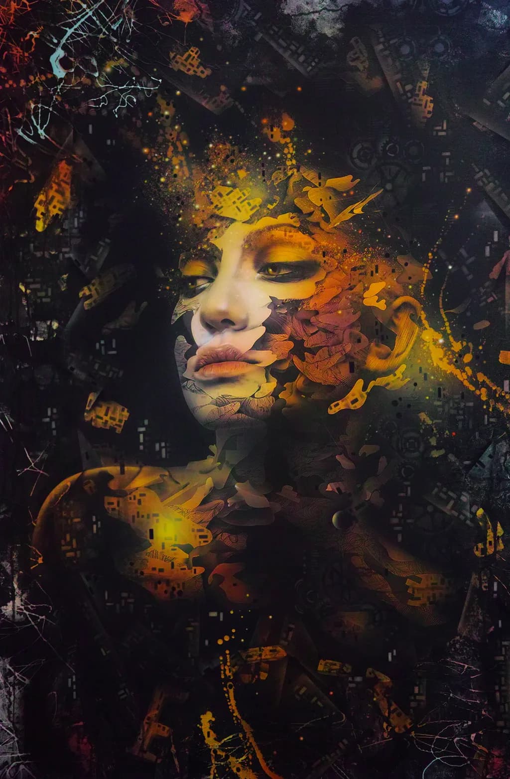 Abstract Portrait Illumination