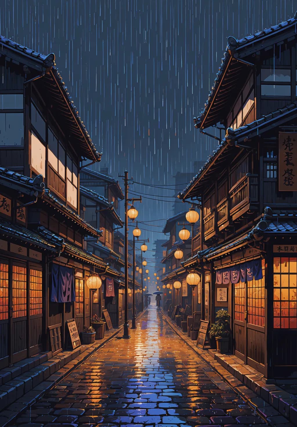 Rainlit Alleyway