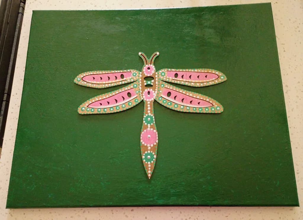Pink Dot Dragonfly
