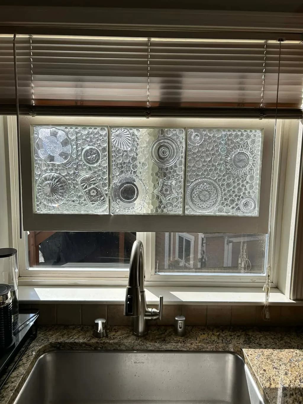 Textured Circle Mosaic