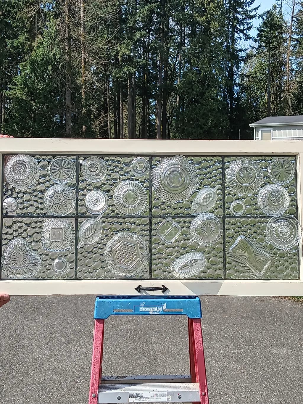 Glass Mosaic Window Panel
