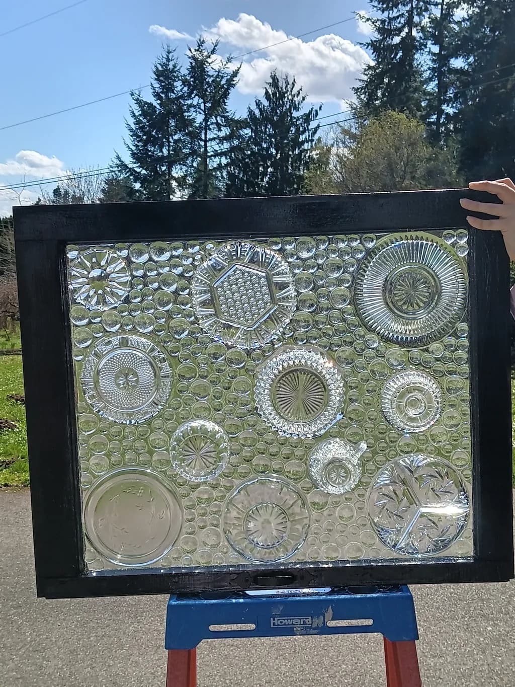 Pressed Glass Mosaic