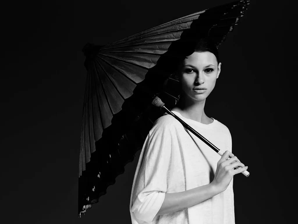 Girl With Umbrella #01