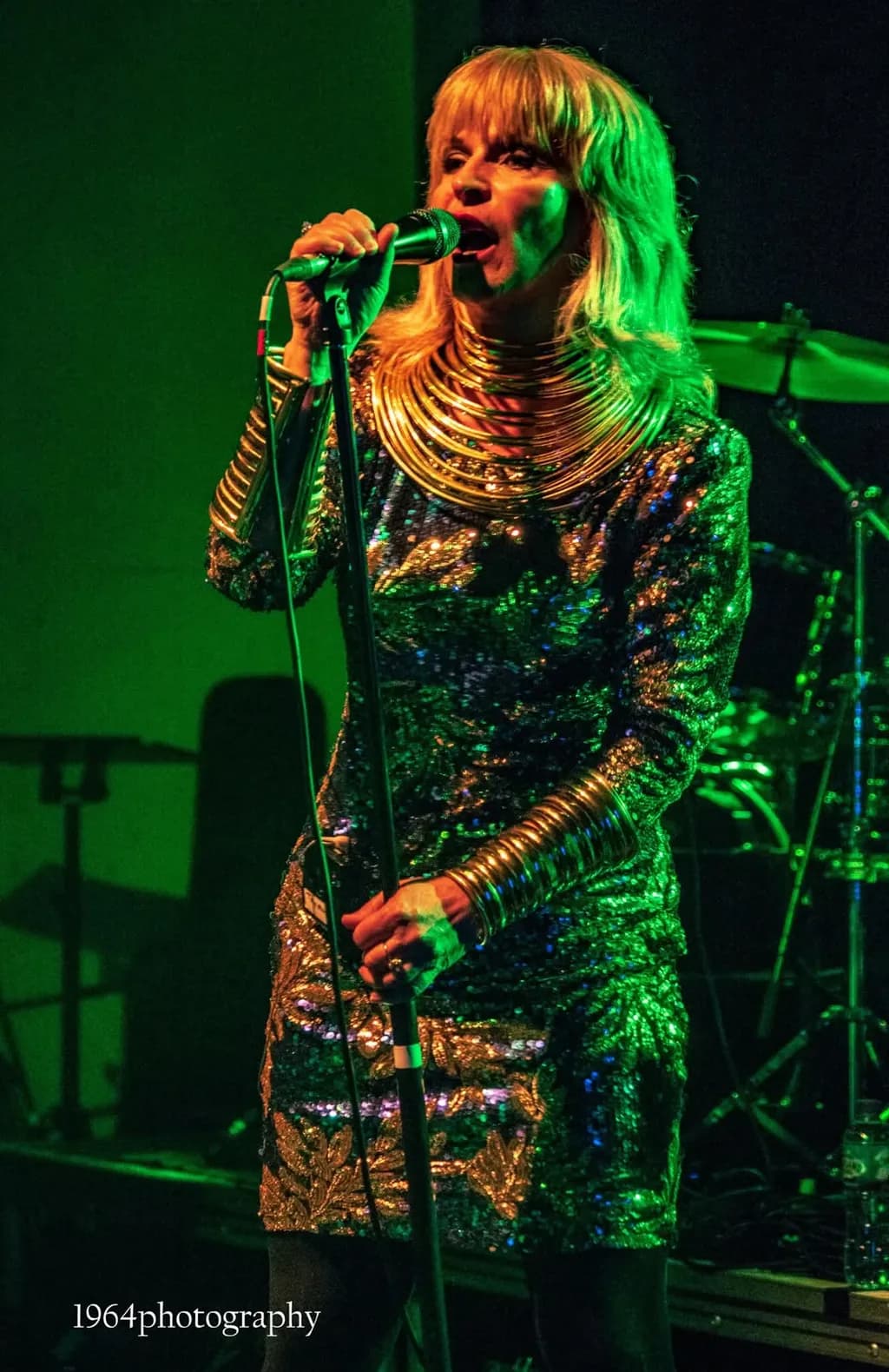 Green Sequin Singer