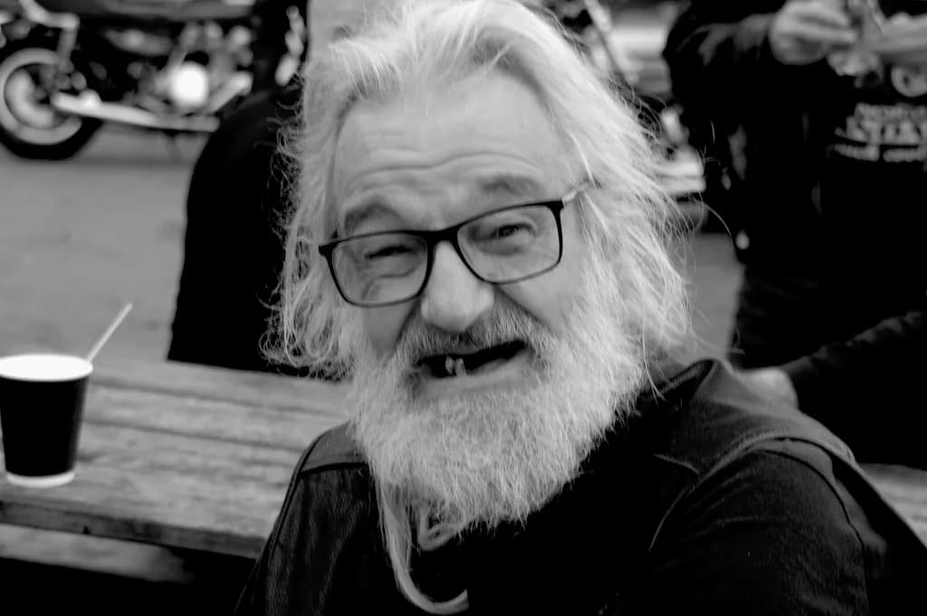 The Smiling Elderly Man