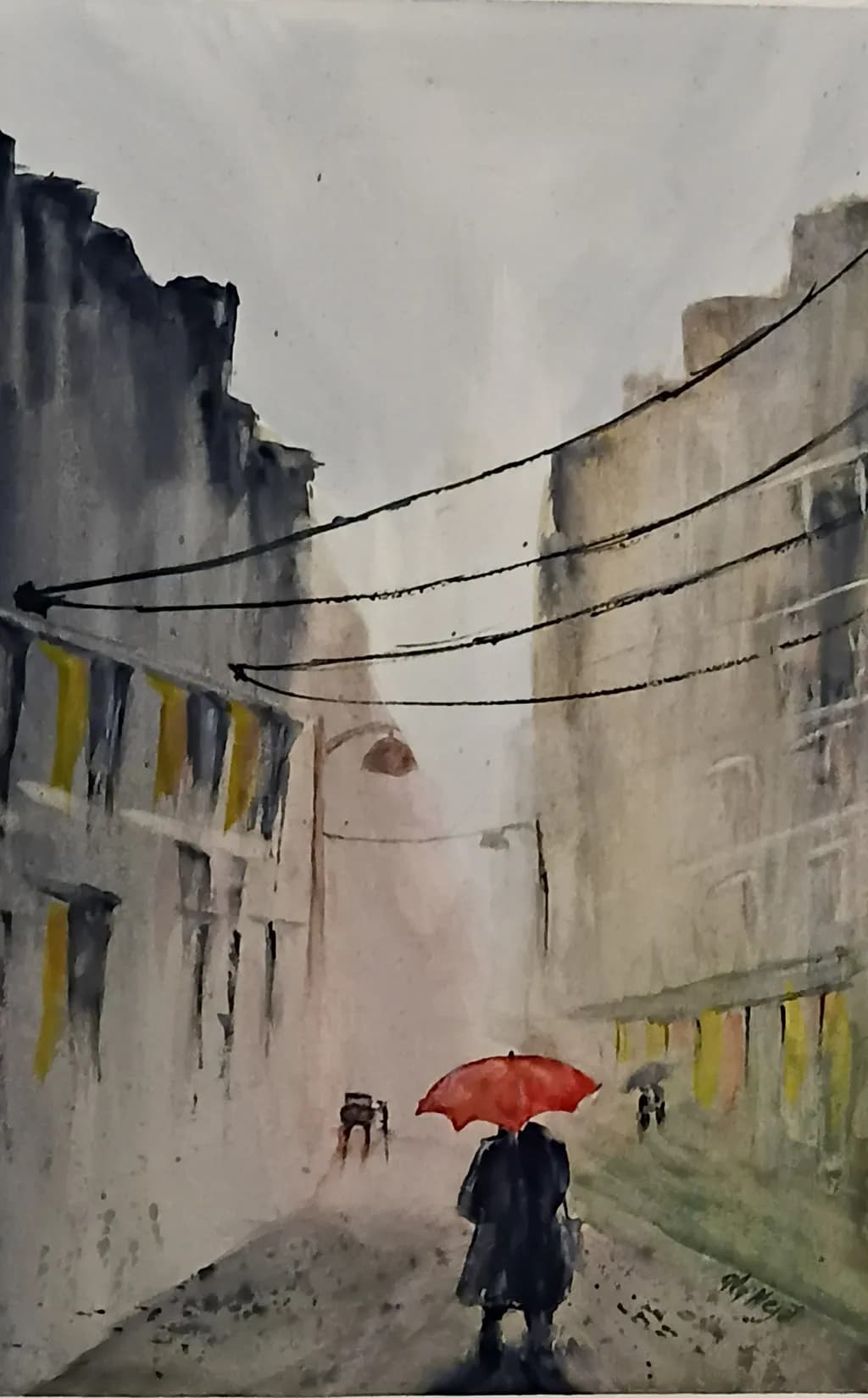 Red Umbrella Walk