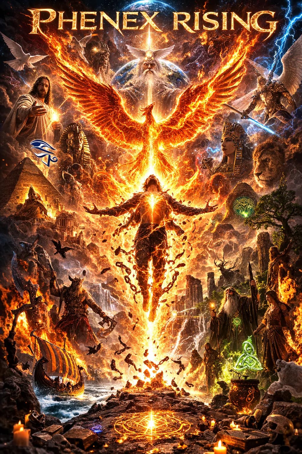 Phoenix Rebirth Flame