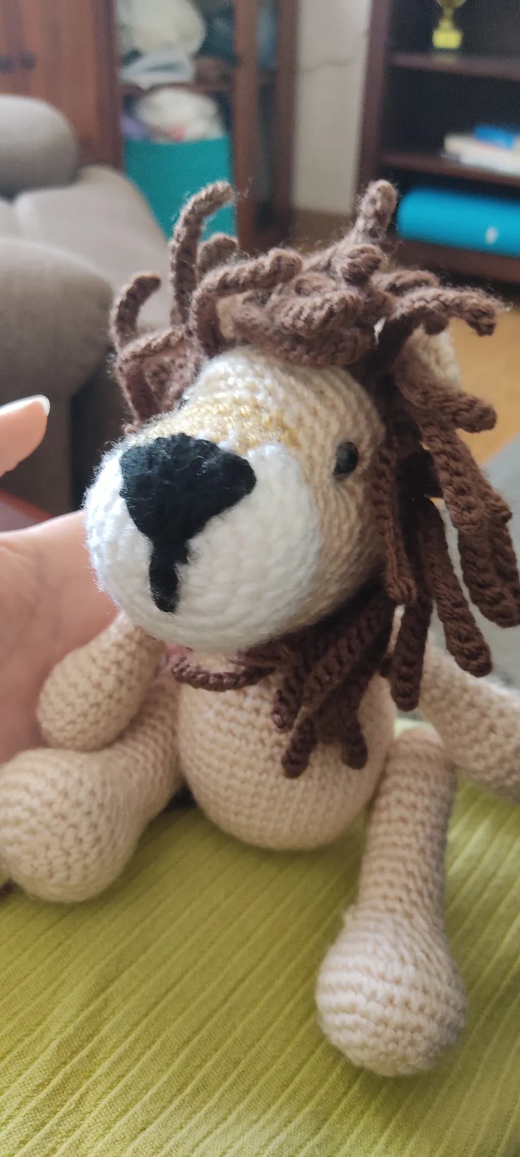 Crochet Lion Plush