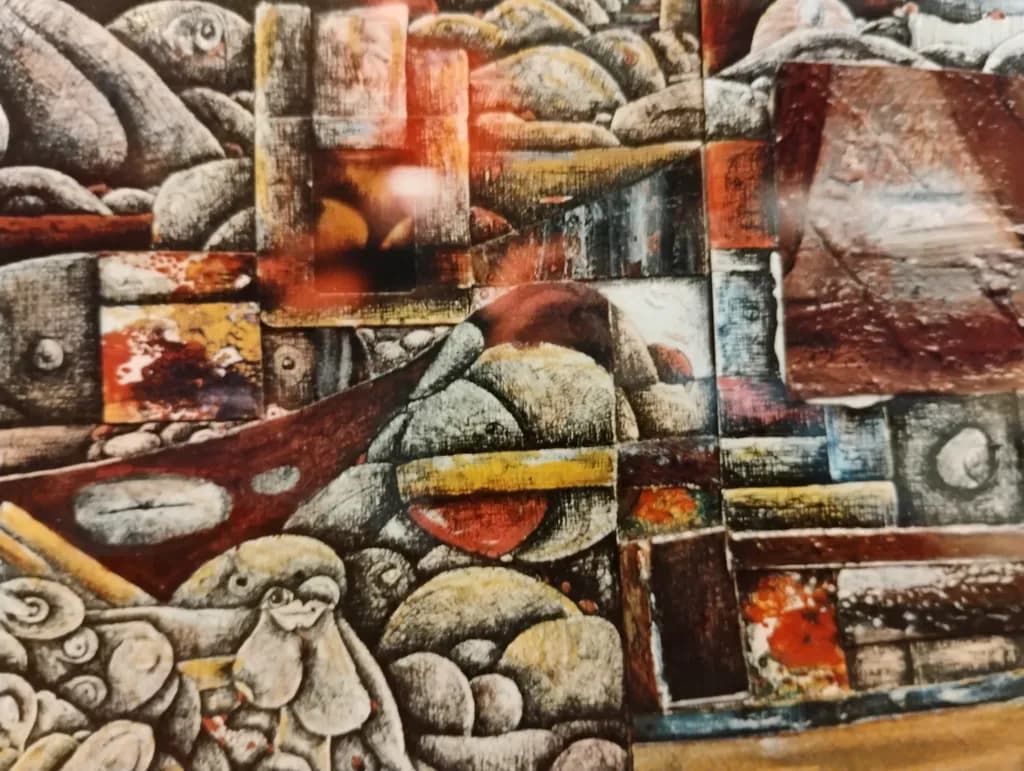 Abstract Stone Mosaic