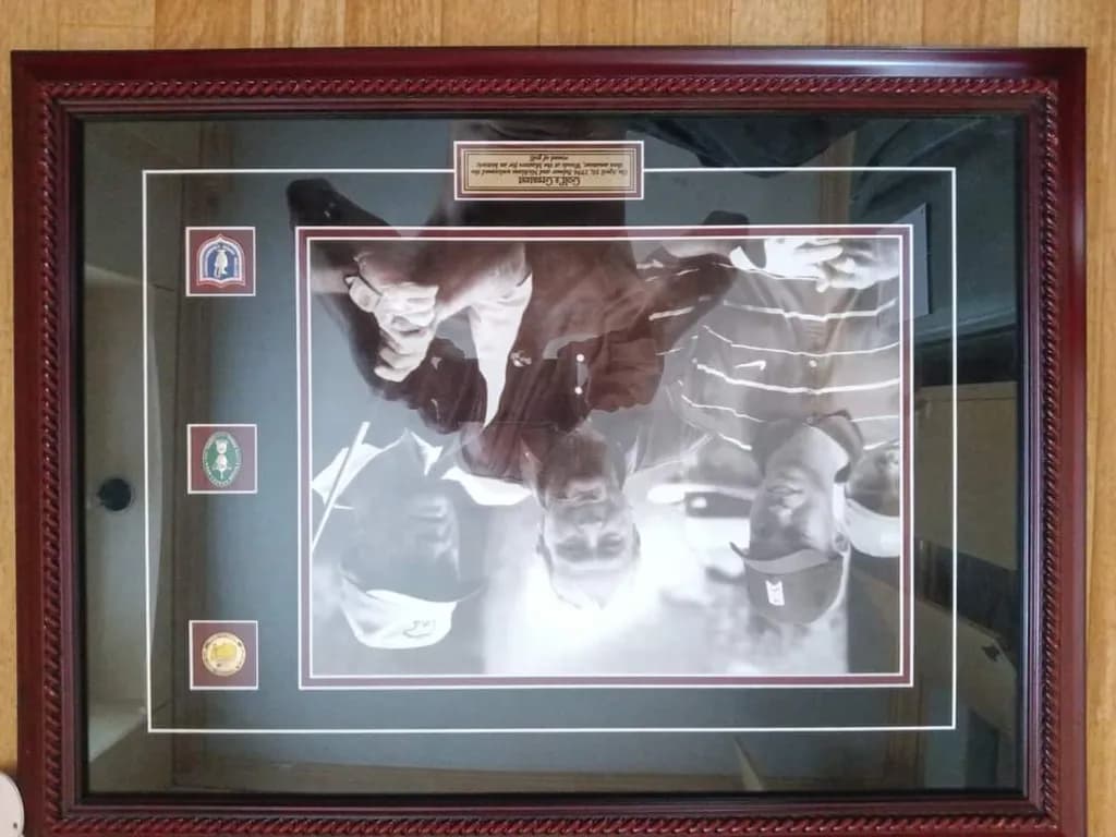 Framed Golf Legends