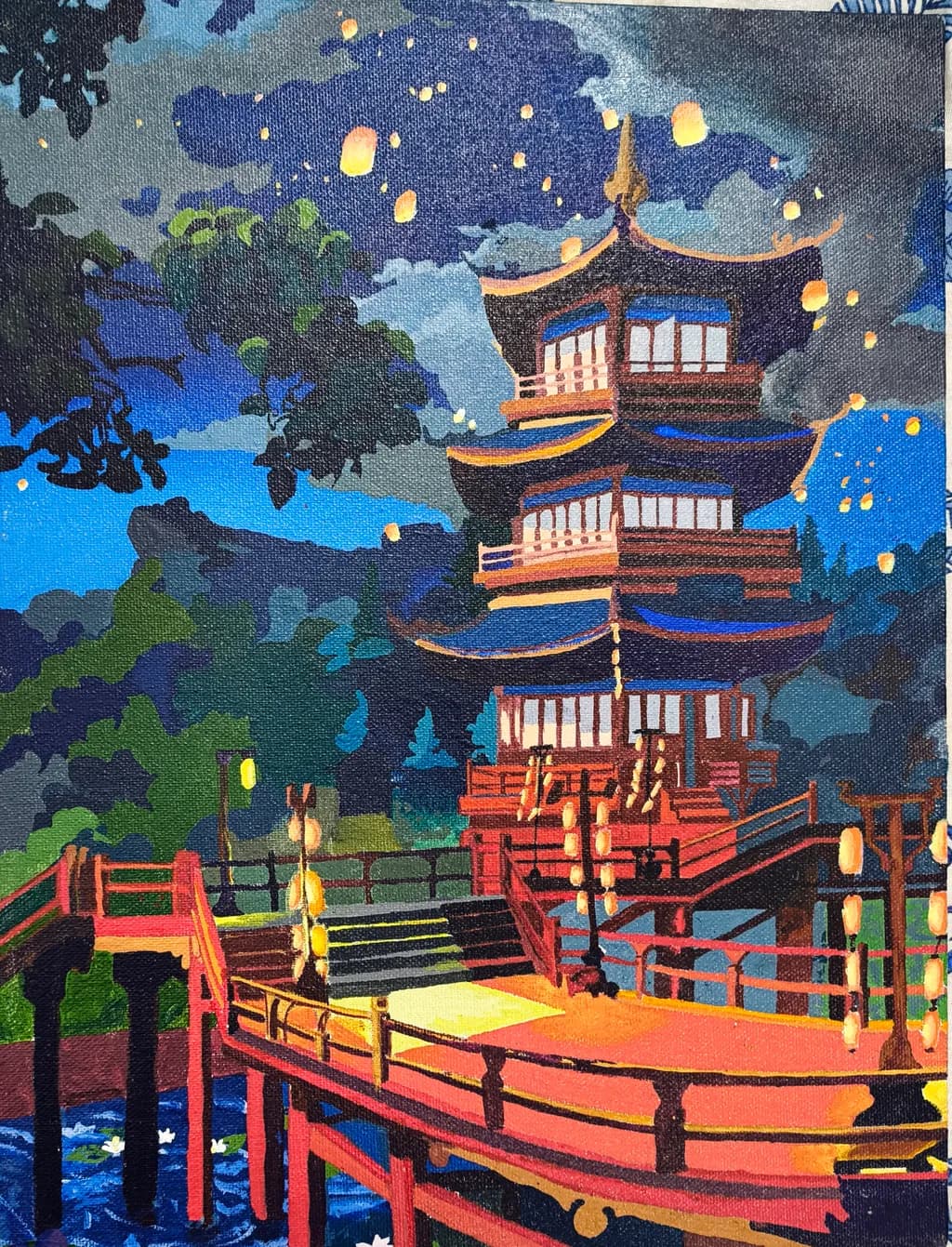 Lantern Festival Pagoda
