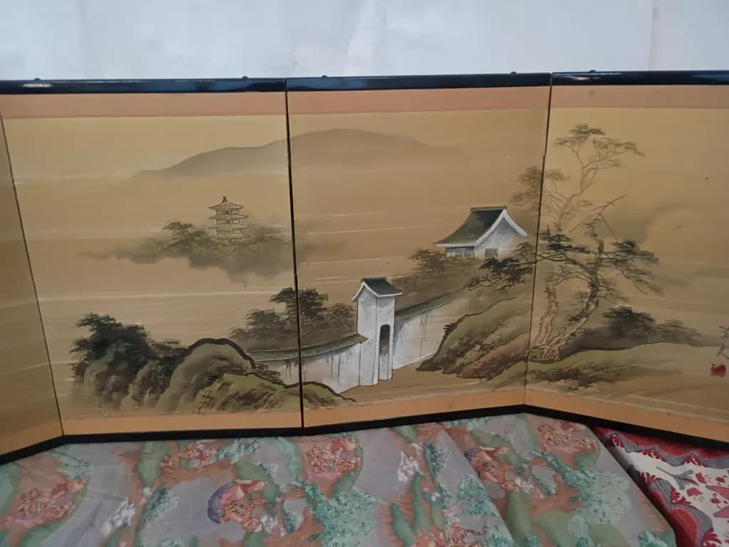 Misty Pagoda Landscape