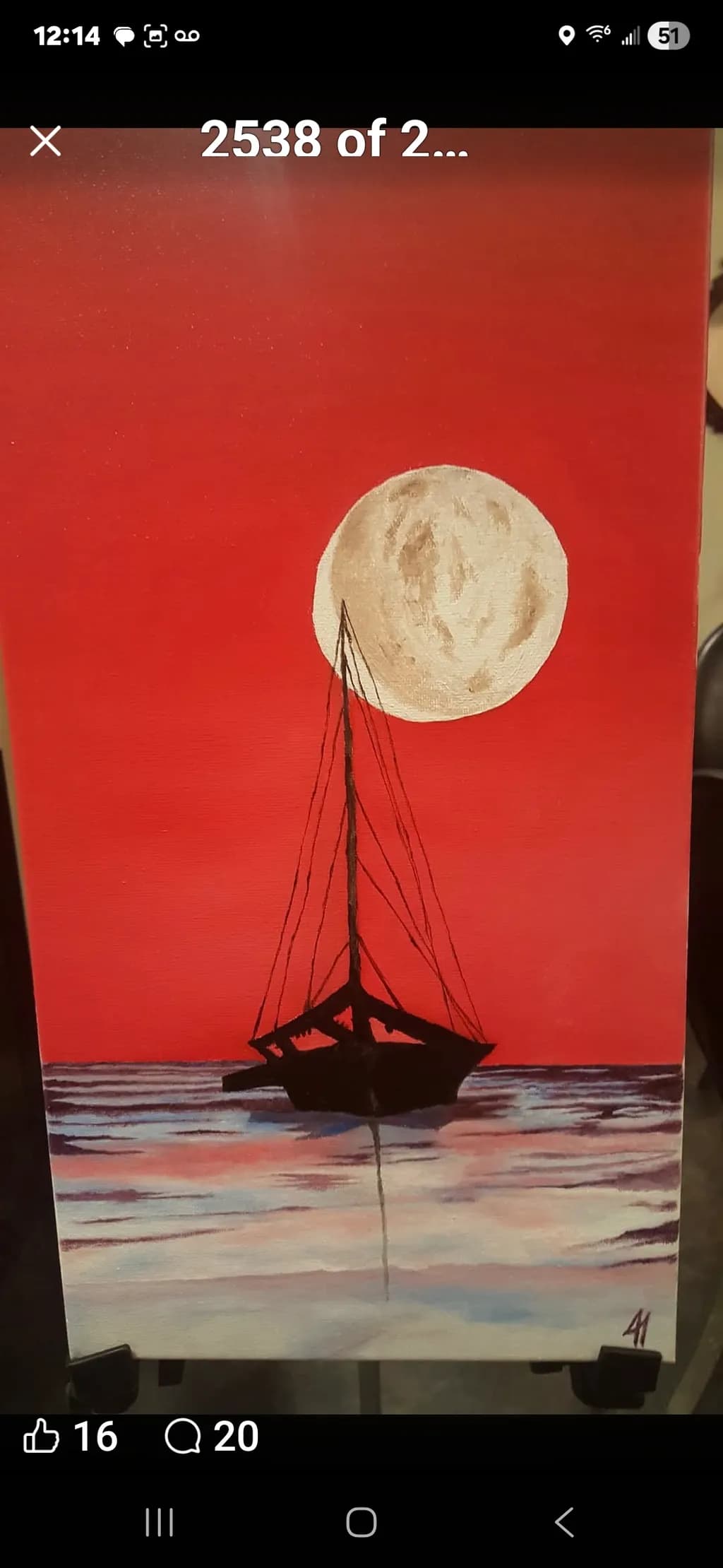 Moonlit Sail