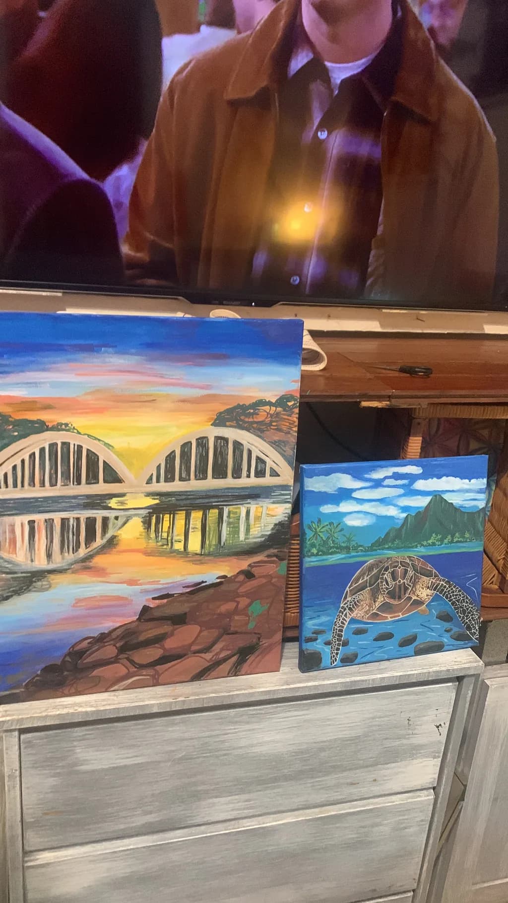 Sunset Bridge Reflection