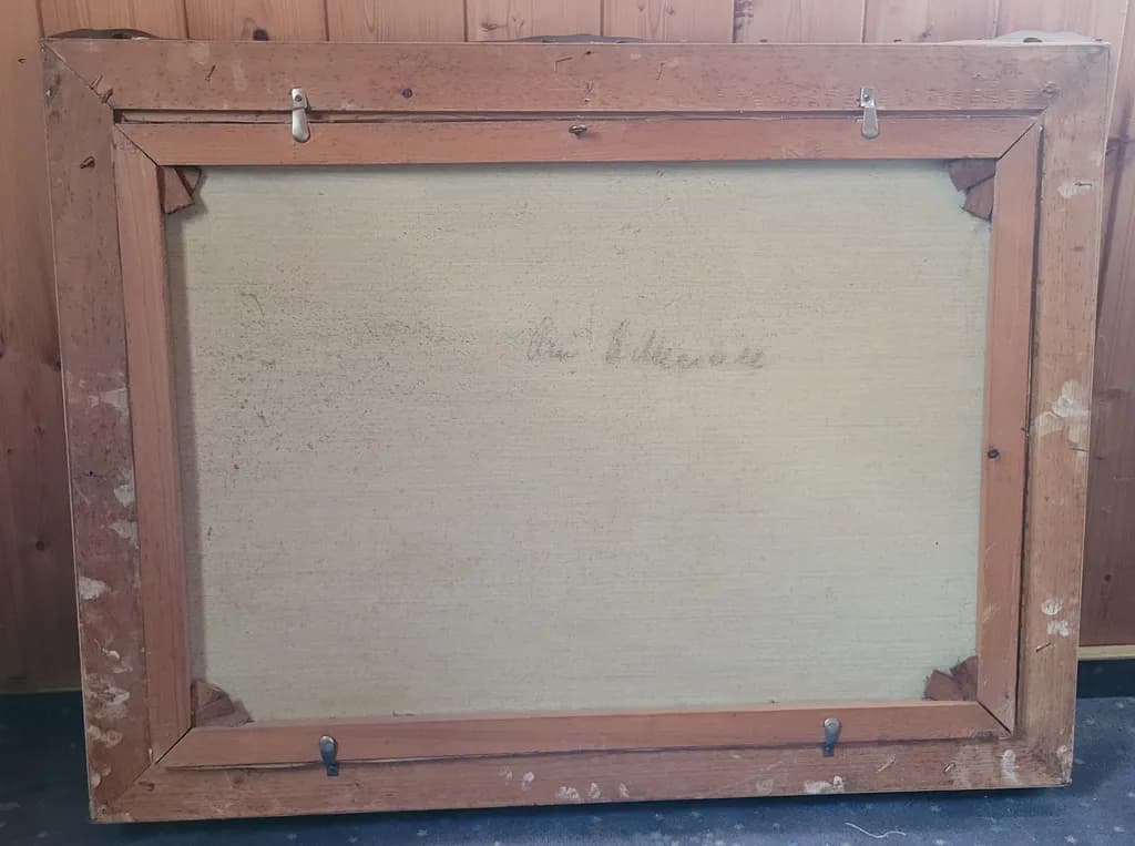 Weathered Frame Canvas