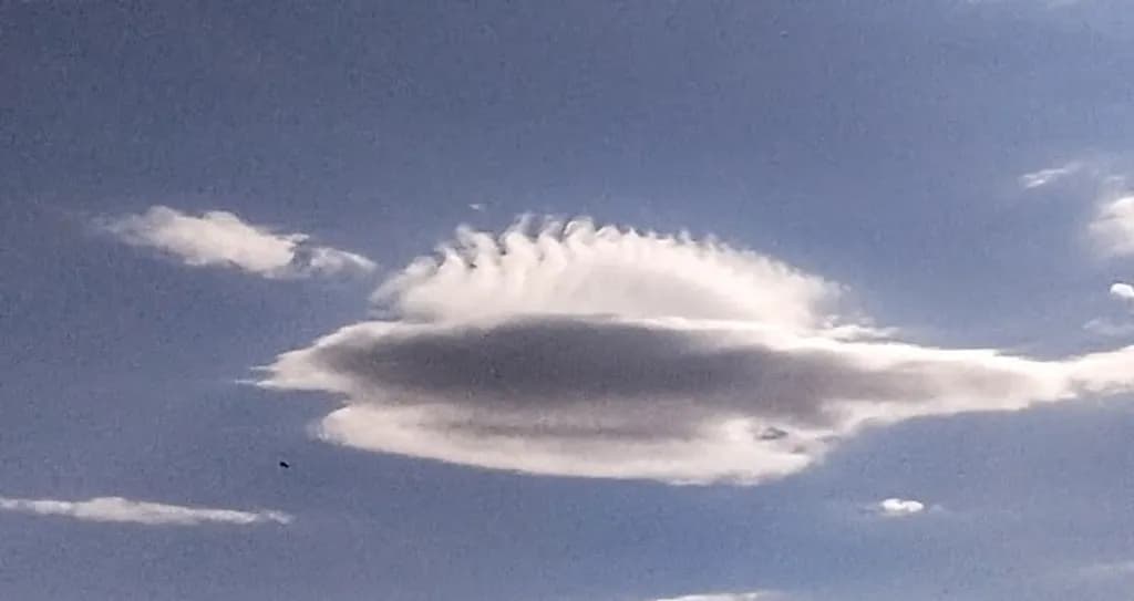 Cloud Over Blue Sky