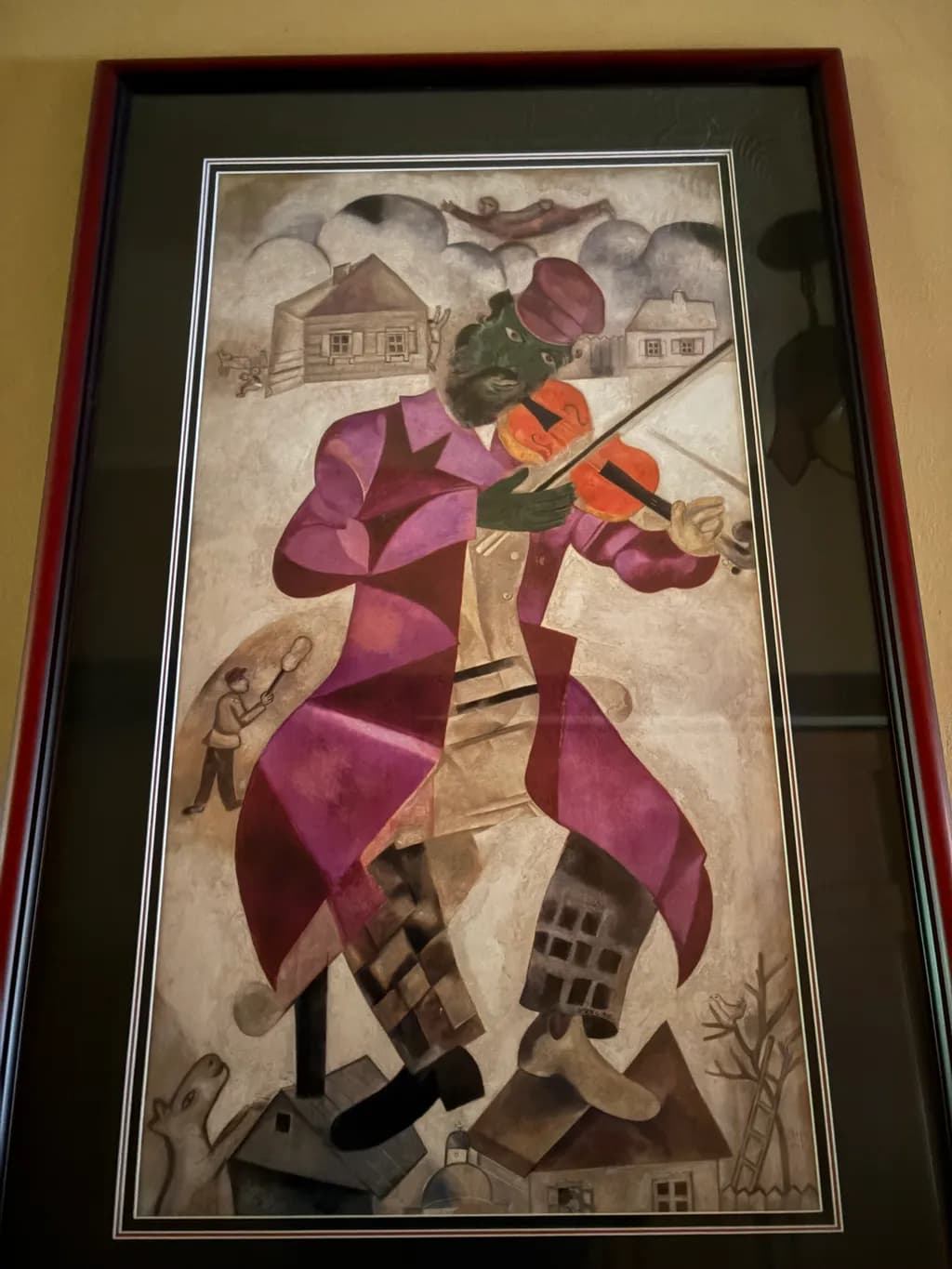 Violinist Over Village