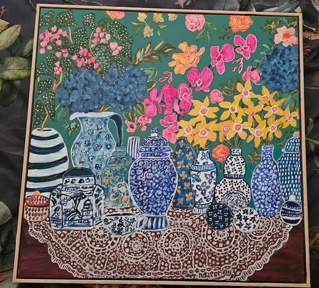Blue Porcelain Garden
